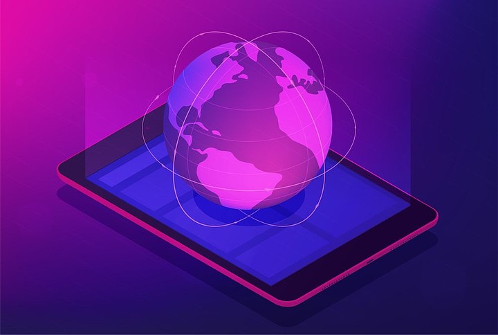 信息電子科技 網絡時代的數字背景圖與技術服務新紀元